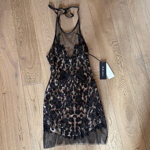 For Love And Lemons Black Lace Dress